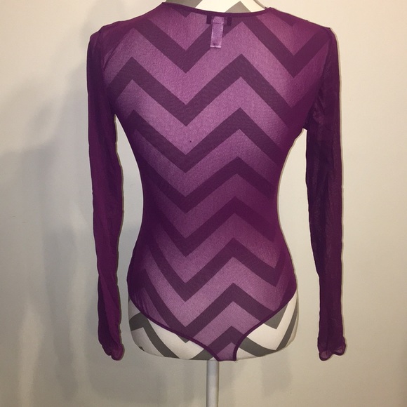 Cosabella➖Sheer➖Thong➖Bodysuit➖Purple - Picture 2 of 4